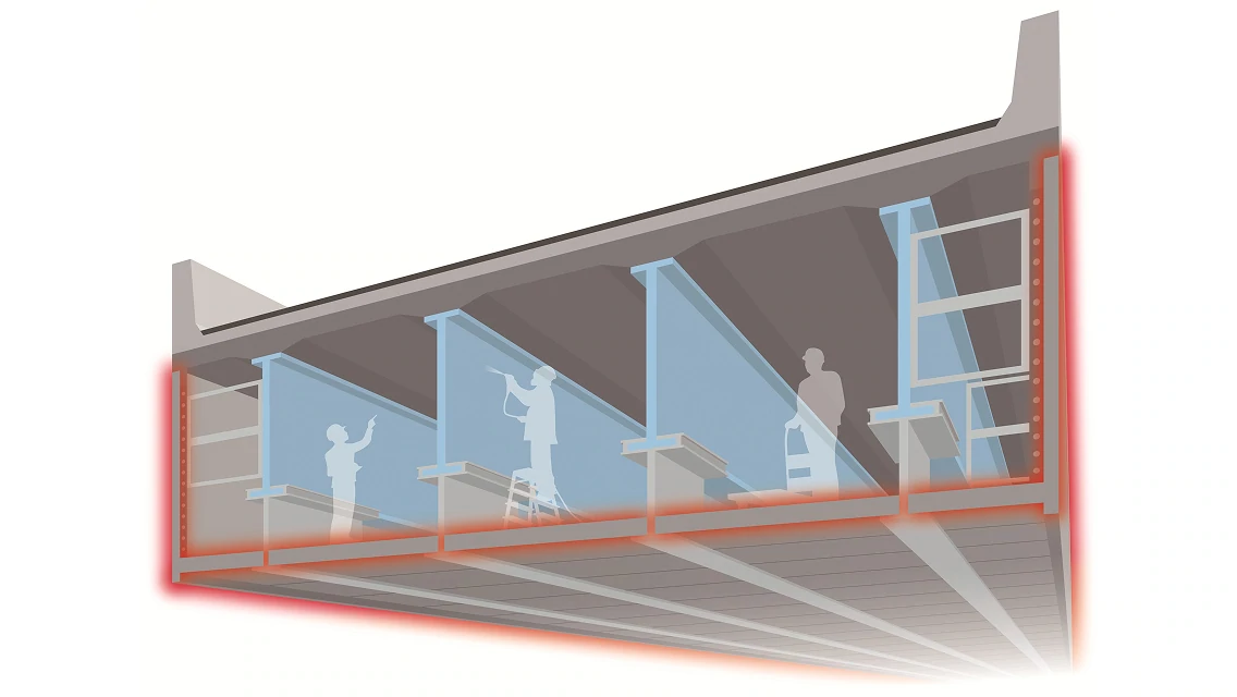 FRP常設足場「PKパネル」の画像