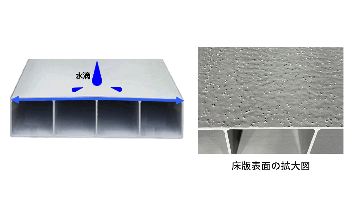 主桁・床版一体化による安全な点検環境の画像