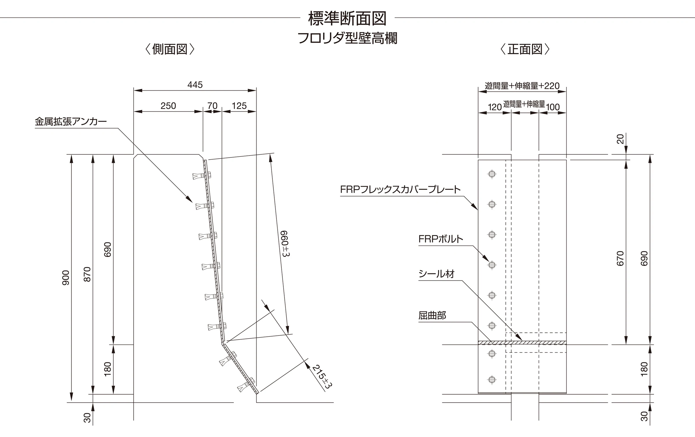標準断面図の画像