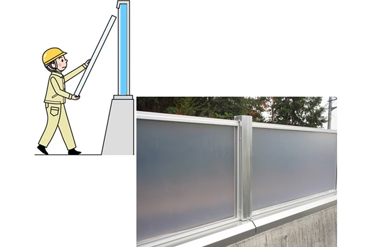 3 支柱化粧カバーの設置の画像