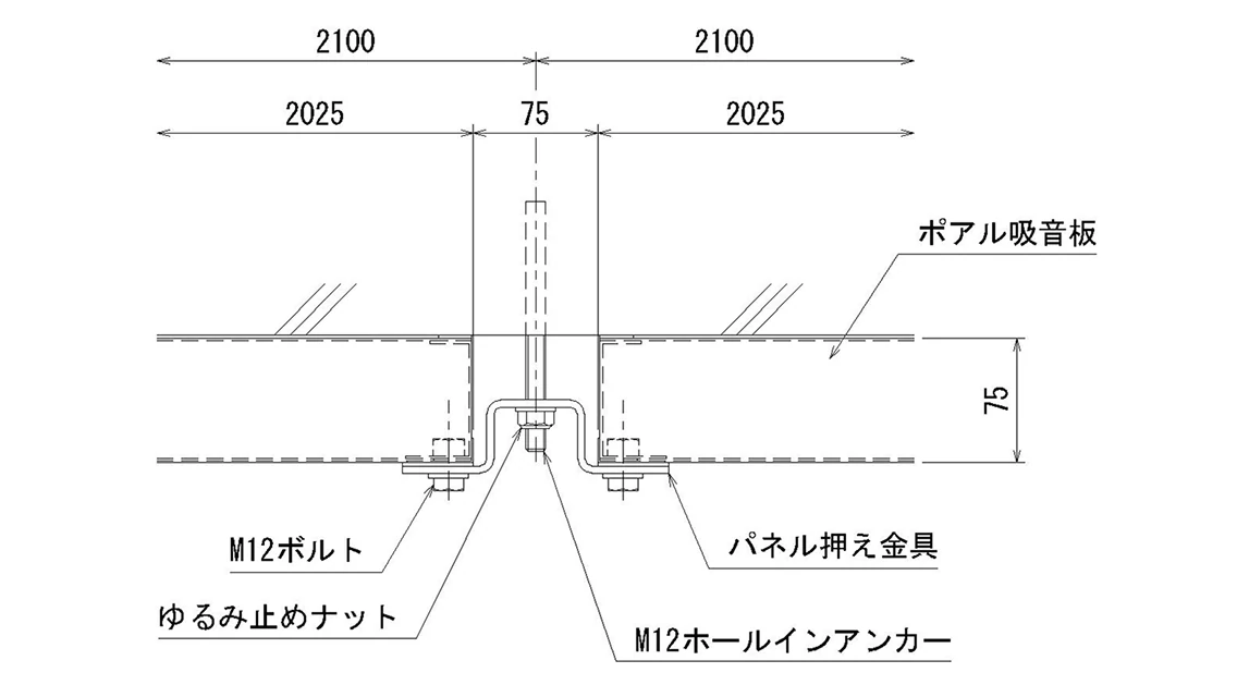 トンネル・堀割吸音内装板の画像