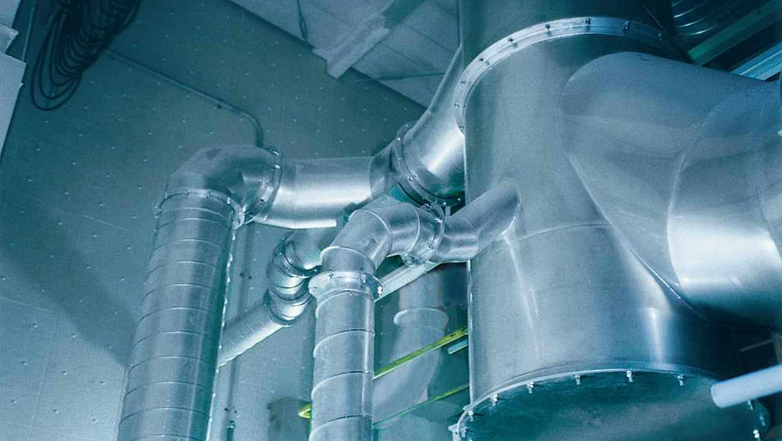 工場ダクトの画像