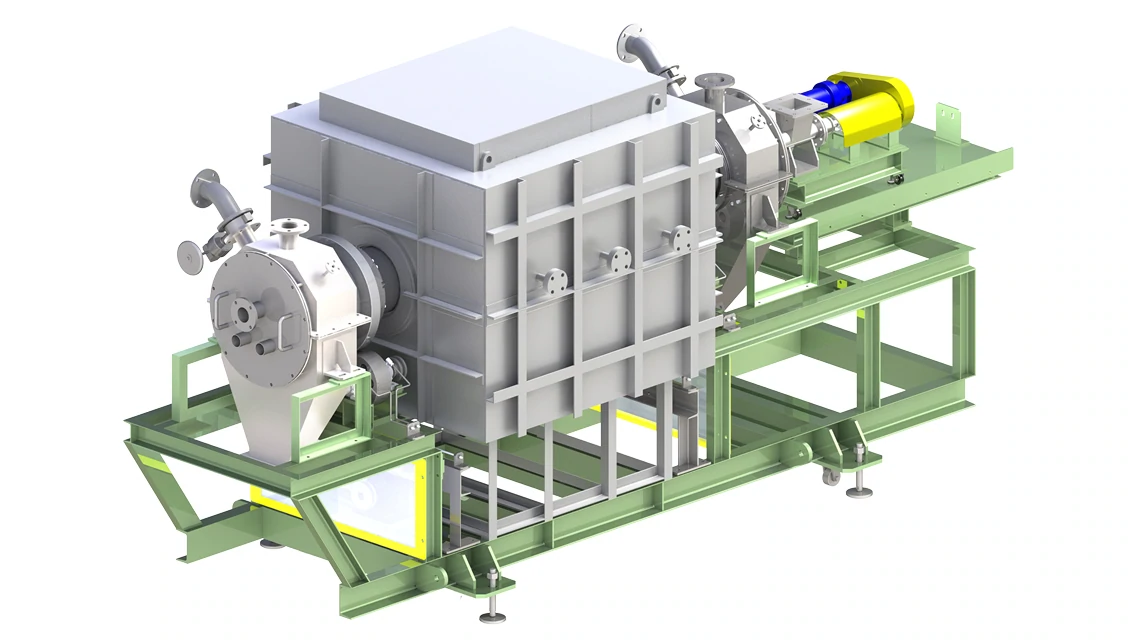 金属コンタミレス・高温対応／セラミックキルン（連続外熱式ロータリーキルン） 仕様の画像