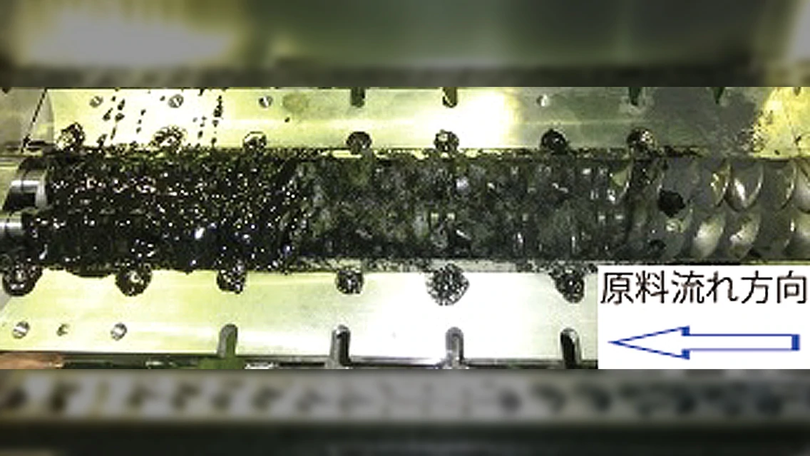 高固形分の低粘度スラリーを連続処理の画像