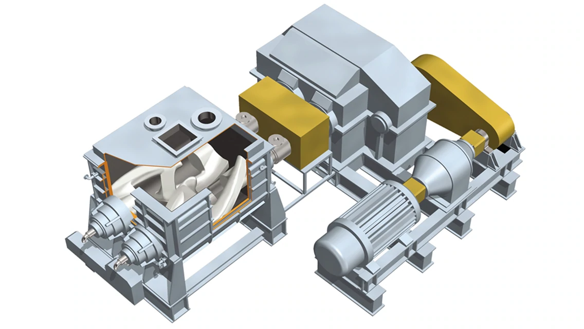 バッチニーダ・加圧ニーダ／混合・混練機の画像