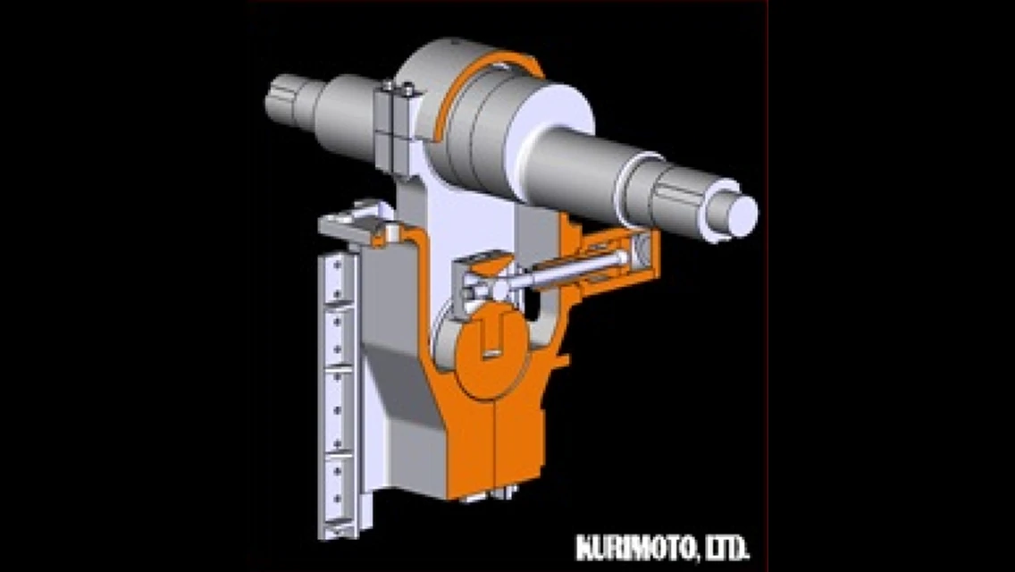 シンプルな構造の油圧スライド調整機構の画像