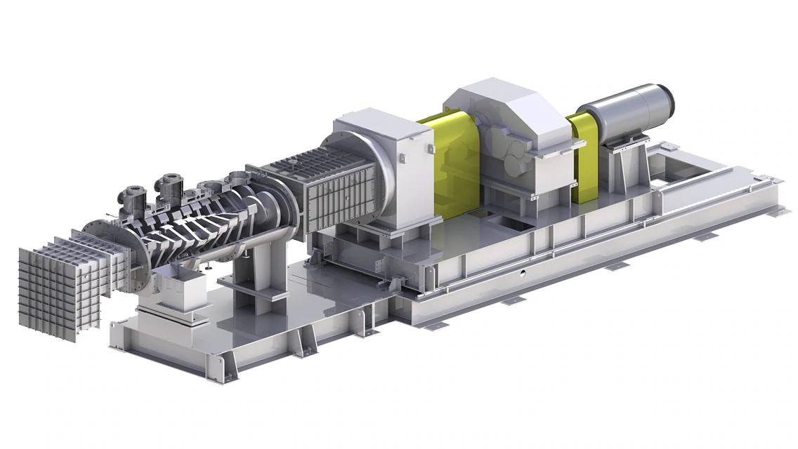 HBリアクタ／二軸連続式反応機の画像