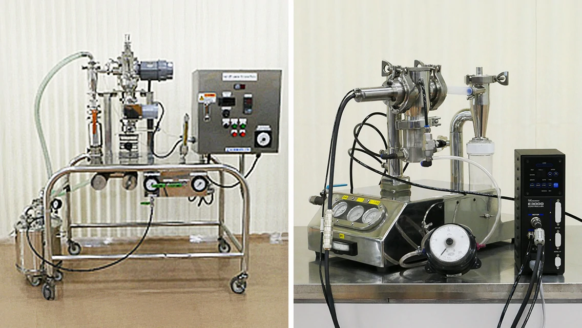 ポケットジェット、ポケットジェットJr.／小型、超小型気流式微粉砕機の画像