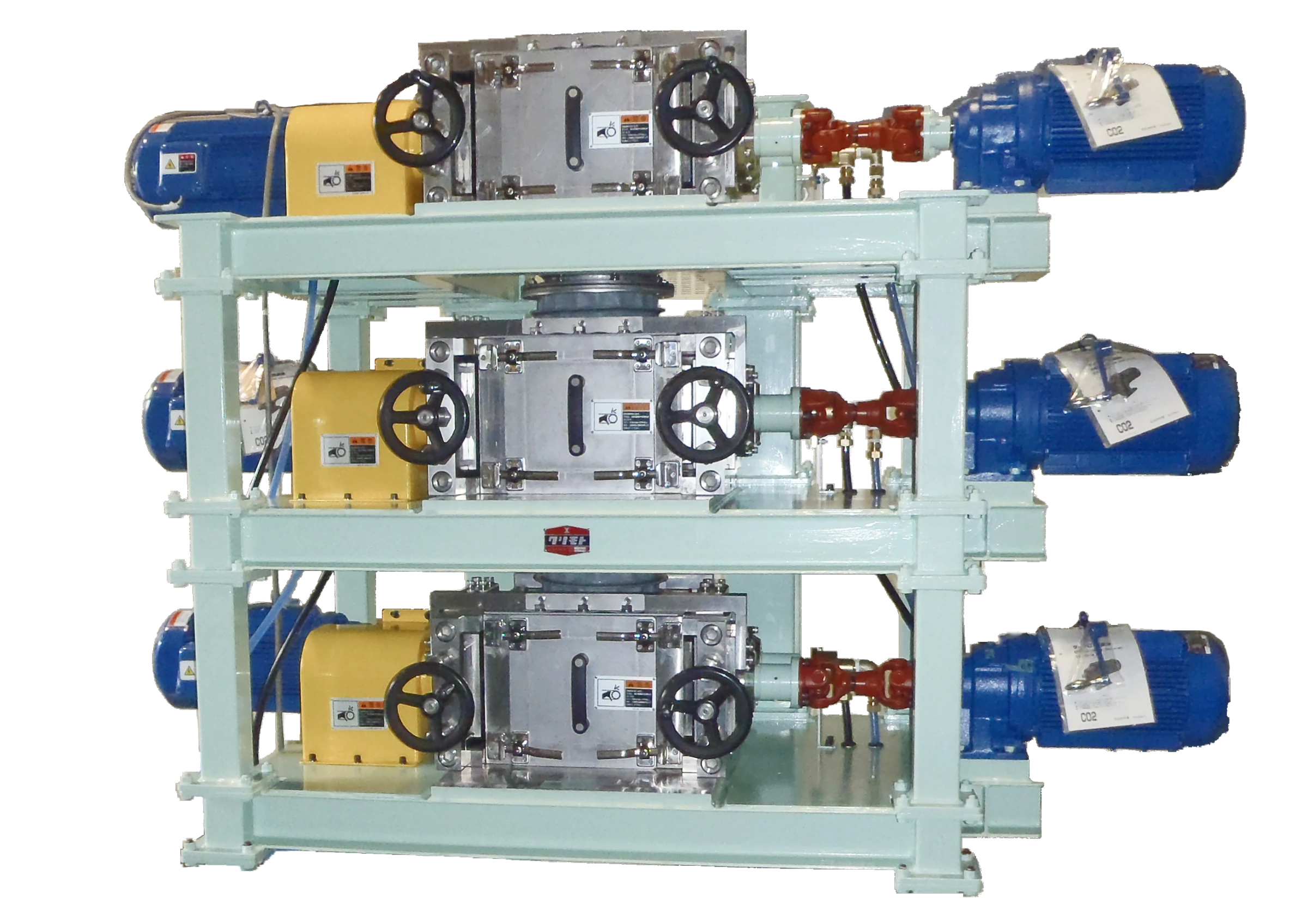 多段式ロールグラニュレータ（ロール材質：超硬） 実績例の画像