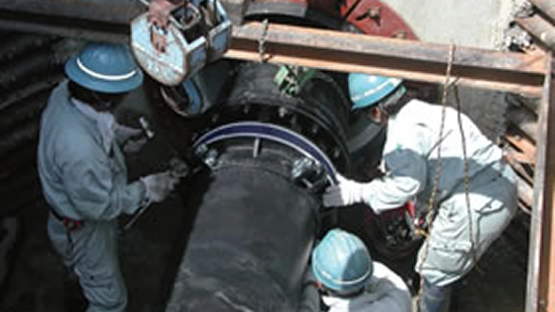 NS形施工状況の画像