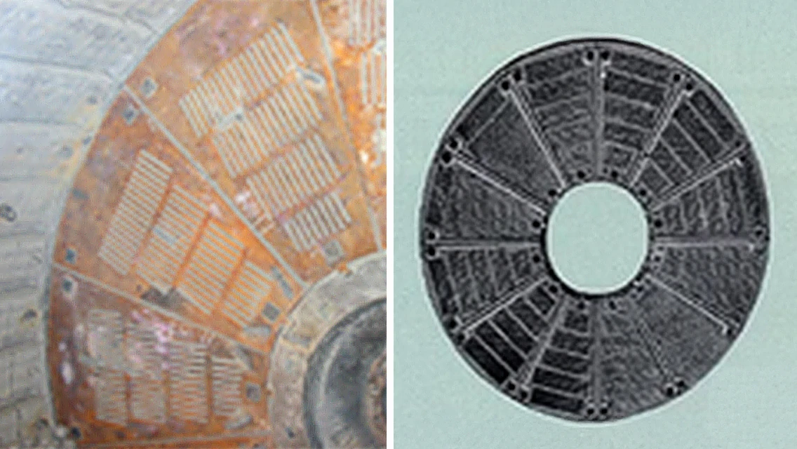 ボールミル用中仕切目板の画像