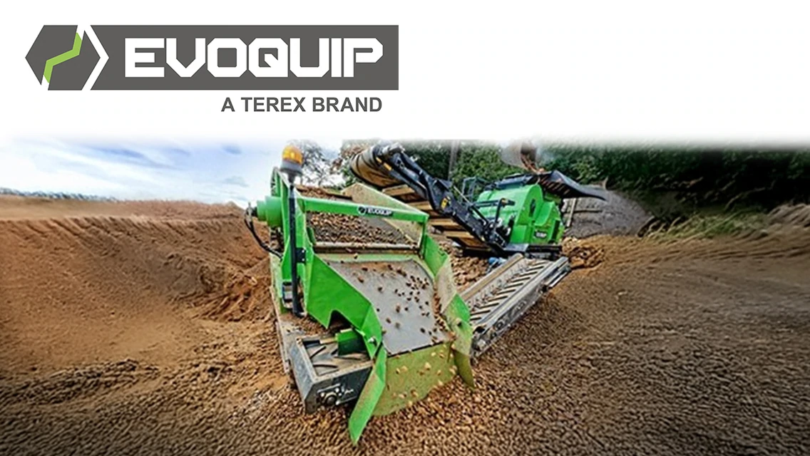 EvoQuip 自走式クラッシャー、自走式スクリーン、自走式シュレッダーの画像