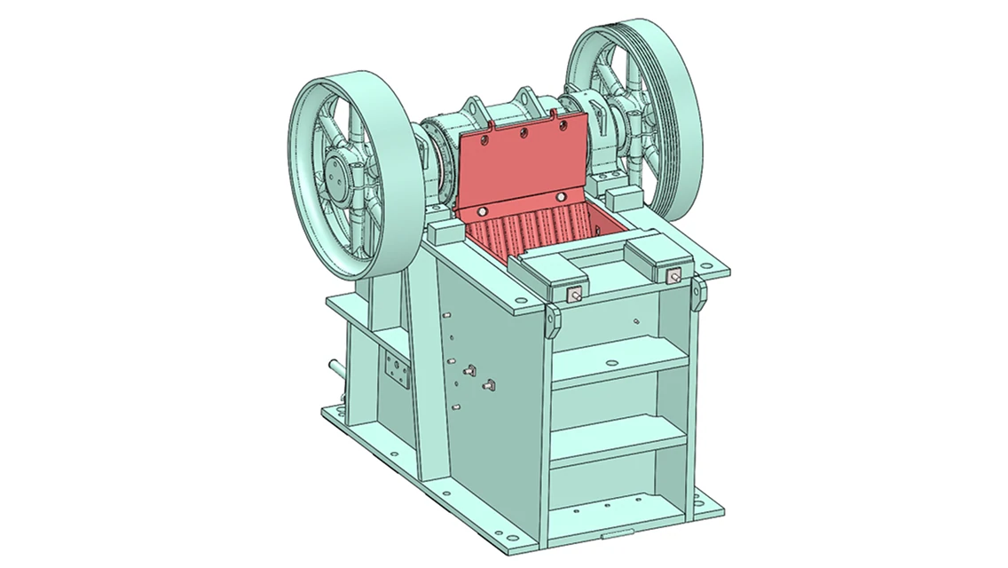 ジョークラッシャ外観見下ろしイメージ図