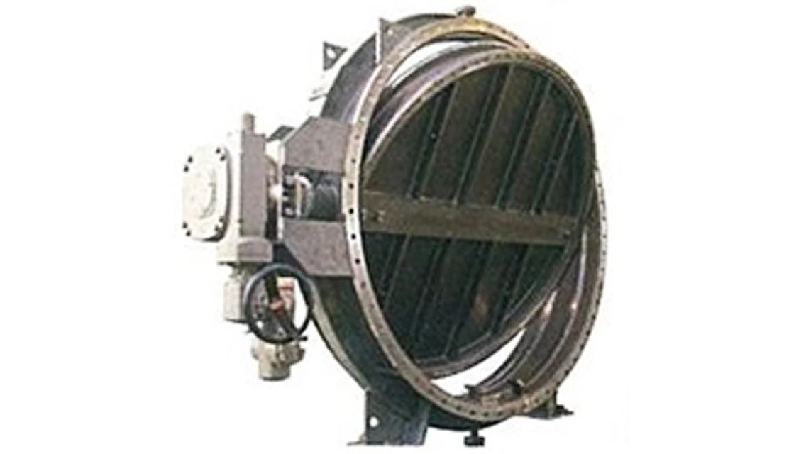 ガス遮断用バタフライ弁の画像